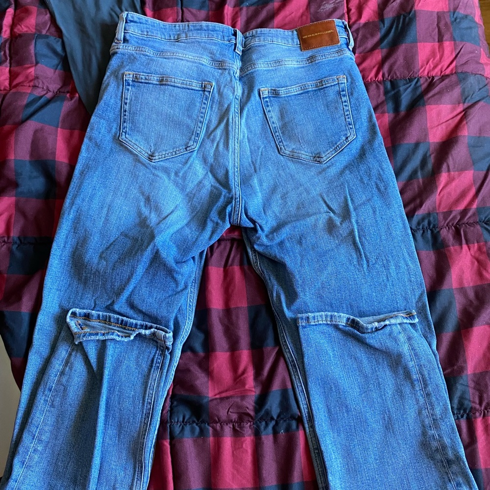 Zara jeans! Boot cut & high waist.